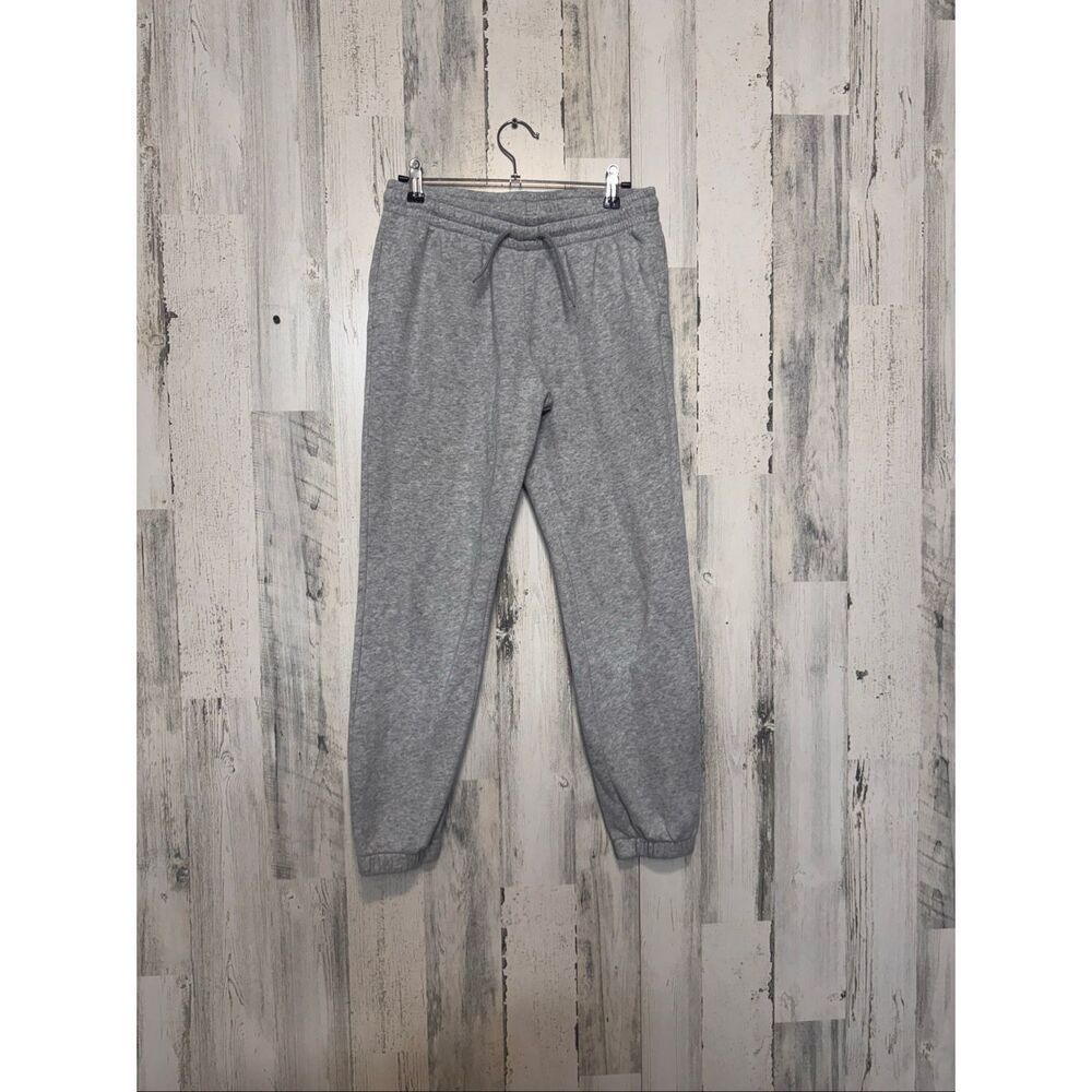 Athletic Works Gray Joggers Girls XXL 18 Fits Womens XS Sweatpants Stained Back